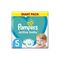 Підгузок Pampers Active Baby Junior Размер 5 (11-16 кг) 64 шт (8001090949974)