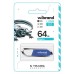 USB флеш накопичувач Wibrand 64GB Aligator Blue USB 2.0 (WI2.0/AL64U7U)