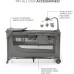 Дитячий манеж Kinderkraft с пеленатором Joy 2 Dark Grey (5902533925155)