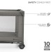 Дитячий манеж Kinderkraft с пеленатором Joy 2 Dark Grey (5902533925155)