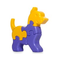 Розвиваюча іграшка Tigres 3D пазли Тваринки - 1 шт, жовтий (39385)