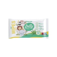 Дитячі вологі серветки Lolly Extra Soft 72 шт (4820174981211)