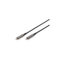 Дата кабель USB-C to USB-C 15.0m AOC 4K60Hz HDR Dolby Vision HDR10 3D 21.6Gbps Digitus (AK-330160-150-S)