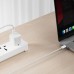 Дата кабель USB-C to USB-C 1.0m 60W white XO (CB-Q73CC)