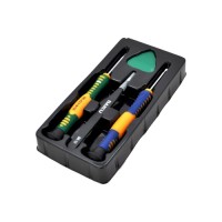 Набір інструментів Bakku BK-7290-E 2 отвертки, пинцет, медиатор, Blister-box (BK-7290-E)