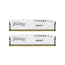 Модуль пам'яті для комп'ютера DDR5 32GB (2x16GB) 6000 MHz Beast White Kingston Fury (ex.HyperX) (KF560C36BWE2K2-32)