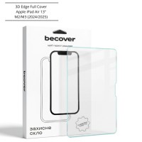 Скло захисне BeCover 3D Edge Full Cover Apple iPad Air 13" M2/M3 (2024/2025) (714775)