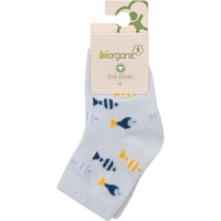 Шкарпетки дитячі Bibaby з рибками (68377-18-24-blue)