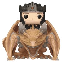 Фігурка Funko Pop Rides серії Дім Дракона S4 - Ейґон Тарґарієн і Сонцежар (83460)