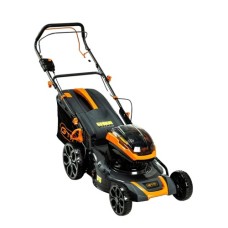 Газонокосарка GTM акумуляторна, 2×18V, 48см, висота 30–80мм, 70л, самохідна (без АКБ і ЗП) (BLM48H-SP_BARE TOOL)