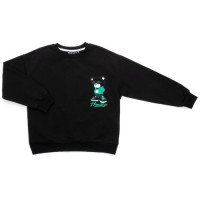 Кофта First kids з ведмедем (3132-146B-black)