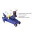 Домкрат Iron Hand IH-135335DP, підкатний, гідравлічний, 2т, min 135мм, max 335мм (IH-135335DP)