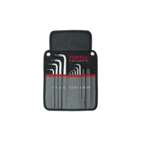 Ключ Toptul шестигранний з кулею 1,5-10мм 11шт. супердовгий у чохлі (GPAQ1101)