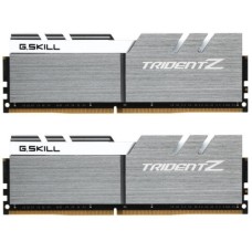 Модуль пам'яті для комп'ютера DDR4 16GB (2x8GB) 3200 MHz Trident Z Silver H/ White G.Skill (F4-3200C16D-16GTZSW)