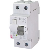 Диференціальний автоматичний вимикач ETI KZS-2M C 40/0,03 тип AC (10kA)