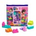 Конструктор Mega Bloks рожевий у мішку 80 деталей (DCH62)