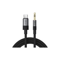 Кабель мультимедійний USB-C to 3.5mm M 0.15m black Acefast (6974316285274)