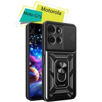 Чохол до мобільного телефона BeCover Military Motorola Moto G75 Black (713060)