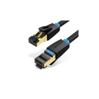 Патч-корд 10м, S/FTP cat 8 RJ-45 black Vention (IKABL)