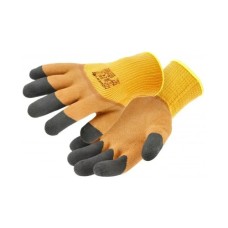 Захисні рукавиці Hoegert LYCK HT5K769-10 утеплені з спіненим латексом помаранчеві, 10 (HT5K769-10)