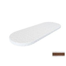 Матрац для дитячого ліжечка Ingvart на диванчик Smart Bed Oval кокос, 60х168 см (6025252)