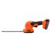 Кущоріз Black&Decker 18 В, 2Ah, насадки- 20 см/8 мм, 10 см/18 мм, (BCSS18D1)