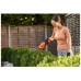 Кущоріз Black&Decker 18 В, 2Ah, насадки- 20 см/8 мм, 10 см/18 мм, (BCSS18D1)