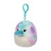 М'яка іграшка Squishmallows на кліпсі – Качкодзьоб Бріндал 9 см (SQCP00215)