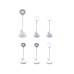 Настільна лампа Kite Cloudy Bunny LED з акумулятором , рожева (K24-493-1-2)