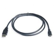 Дата кабель USB 2.0 AM to Micro 5P 2.0m Pro black REAL-EL (EL123500025)