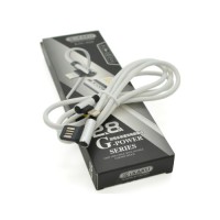 Дата кабель USB 2.0 AM to Lightning 1.0m 2.4A Silver iKAKU (KSC-028-S-L)