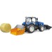 Масштабна модель автомобіля Bruder Трактор New Holland T5.121 з переднім навантажувачем та аксесуарами (02187)