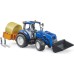 Масштабна модель автомобіля Bruder Трактор New Holland T5.121 з переднім навантажувачем та аксесуарами (02187)