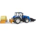 Масштабна модель автомобіля Bruder Трактор New Holland T5.121 з переднім навантажувачем та аксесуарами (02187)