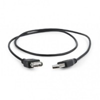 Дата кабель USB 2.0 AM/AF 0.75m Cablexpert (CC-USB2-AMAF-75CM/300-BK)