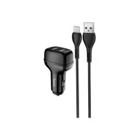 Зарядний пристрій HOCO Z36 charger set(Micro) 2xUSB Black (6931474727756)