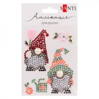 Набір для творчості Santi Гноми аплікація зі страз самоклеючих 10х12 см (743036)