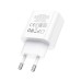 Зарядний пристрій HOCO C76A Pro Majestic USB-C PD30W White (6942007616300)