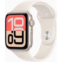 Смарт-годинник Apple Watch SE 3 GPS + Cellular 44mm Starlight Aluminium Case with Starlight Sport Band - S/M (MEPE4RK/A)