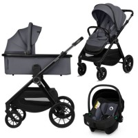 Коляска Lionelo 3 в 1 Layla Grey Stone (LO-LAYLA 3IN1 GREY STONE)