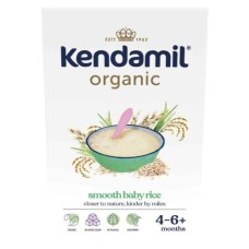 Дитяча каша Kendamil Organic Безмолочна рисова з 4-6 місяців 120 г (92000010)