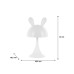 Нічник Kite Світильник LED з акумулятором Simple Bunny, білий (K25-317-1-1)