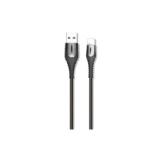Дата кабель USB 2.0 AM to Lightning 1.0m 2A zinc alloy black XO (NB138-L-1-BK)