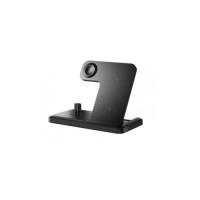 Зарядний пристрій Essager 4-in-1 wireless charger 15W foldable desktop black (EWXZM-JC01-Z)