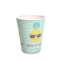 Набір дитячого посуду Canpol babies SO COOL кружечка бамбукова 250 мл, рожева (9/212_pin)