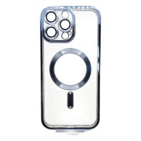 Чохол до мобільного телефона BeCover TPU Chrome Case (MagSafe) для Apple iPhone 16 Pro Sierra Blue (712082)