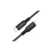 Дата кабель USB-C to USB-C 1.2m 3A 60W silicone black Acefast (6974316284161)