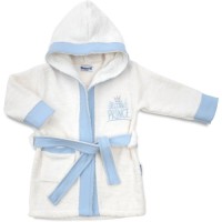 Дитячий халат Miniworld махровий (15467-98B-blue)