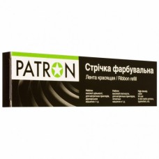 Стрічка до принтерів 13мм X 50 м (К) HD Patron (PN-12.7-50SB)