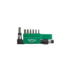 Набір біт Toptul TORX 1/4" T10H-T40H + Г-обр. перехідник 8шт. (GAAL0801)
